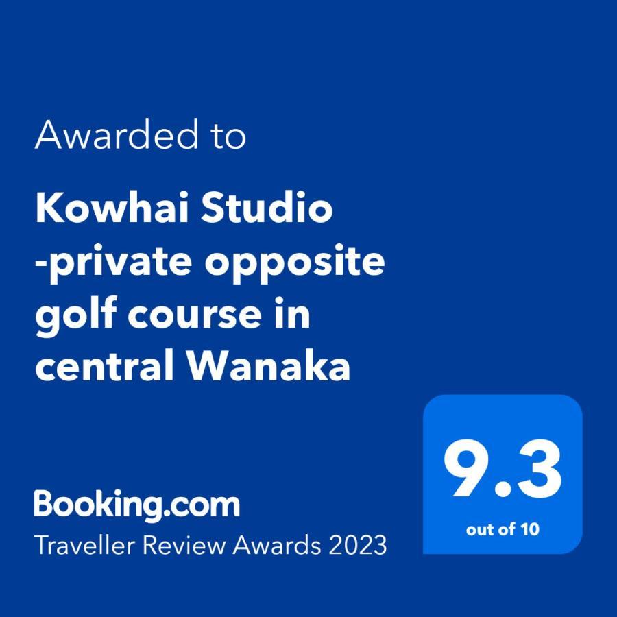 Kowhai Studio -Private Opposite Golf Course In Central Ванака Екстер'єр фото